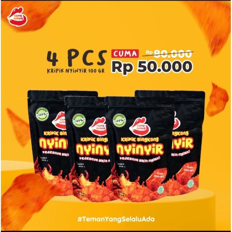 

Paket Kripik Nyinyir 4