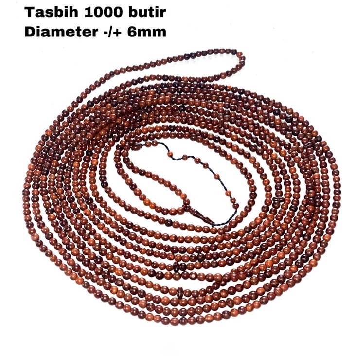 TASBIH 1000 UKURAN -/+ 6mili