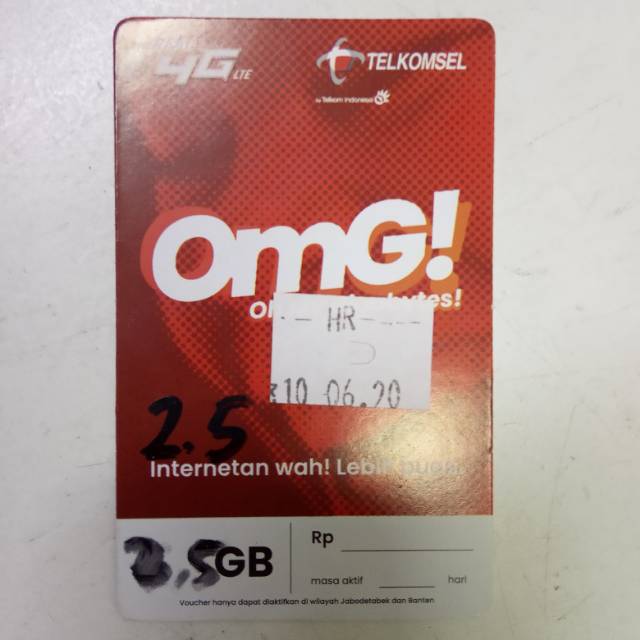 Vc Telkomsel 2,5 GB