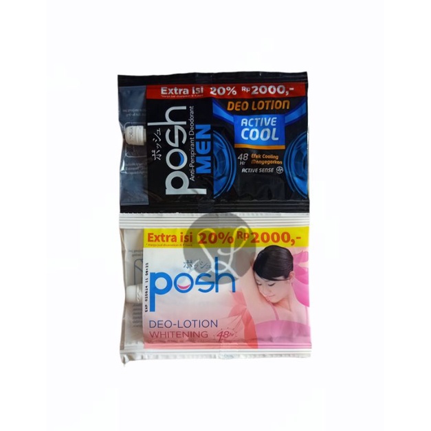 Posh Deodorant Deolotion Whitening Ecer 11gr Deodorant Sachet