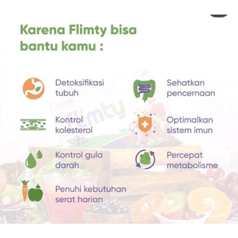 Paket Flimty 1 Box (16 Sachet) dan Flimeal 1 Box (12 Sachet) BPOM Pelangsing Original 100℅