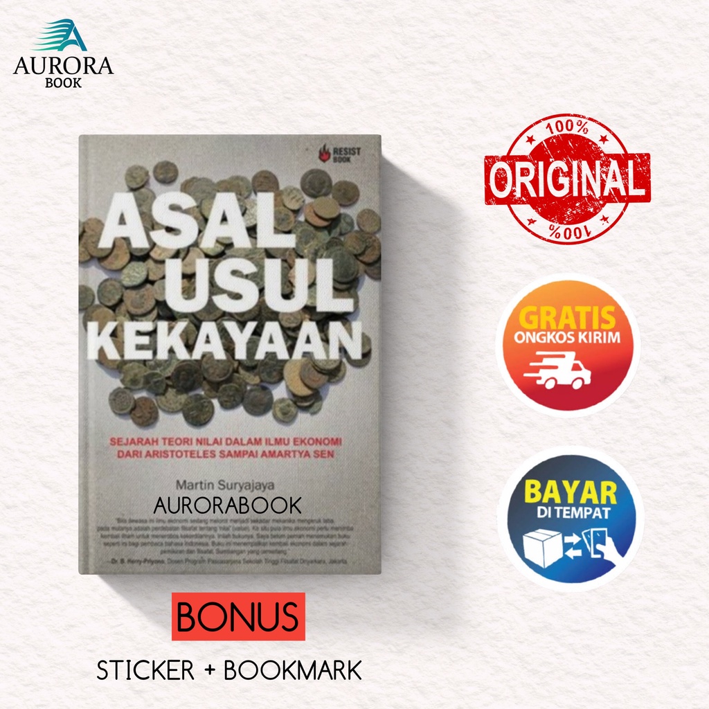 BUKU ASAL USUL KEKAYAAN - MARTIN SURYAJAYA - ORIGINAL
