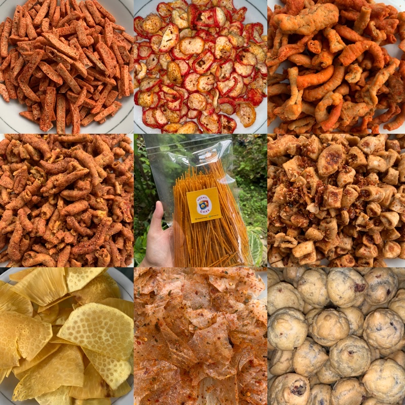 

SNACK CEMILAN MURAH PONTIANAK / Basreng Pedas USUS CRISPY / KERIPIK SUKUN / SUS COKLAT / PISANG AROMA / PISANG SALAI CRISPY