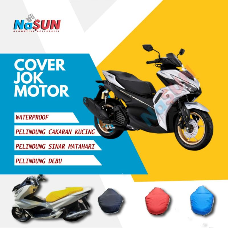 Sarung Jok Motor Cover Jok Nmax Vespa Pcx Beat Vario 160 Vario 150 Scoopy Yamaha Fazzio Aerox Supra 125  Honda Pcx Lexi