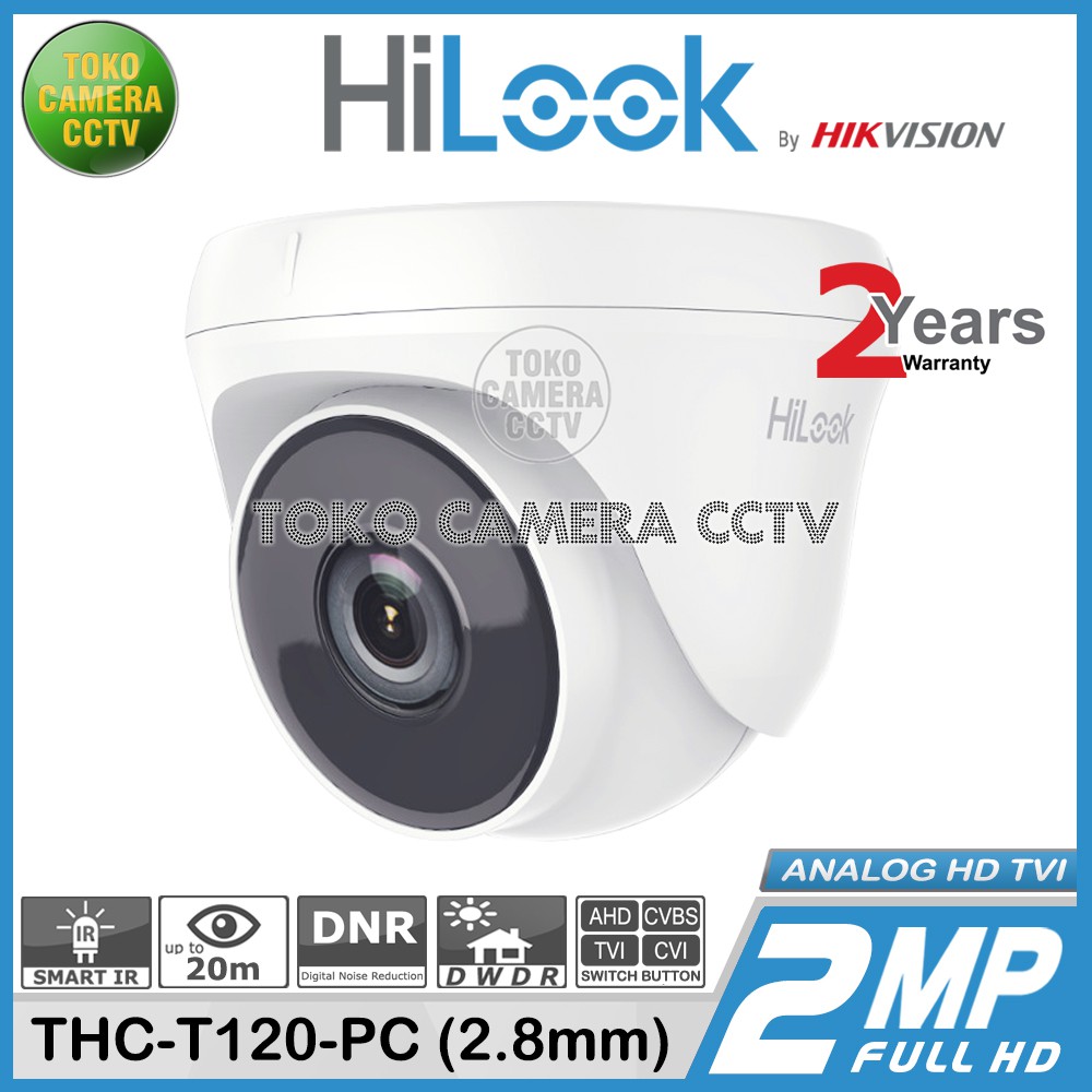 KAMERA CCTV INDOOR 2MP HILOOK THC T120 PC