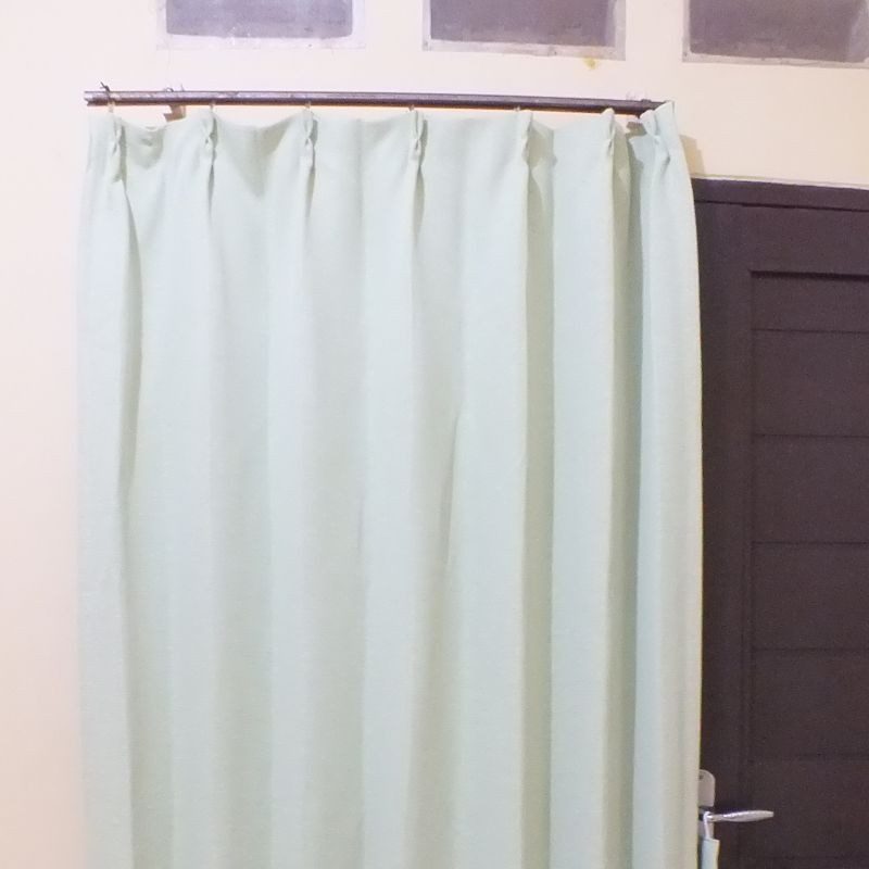 gorden blazer blackout hijau mint polos