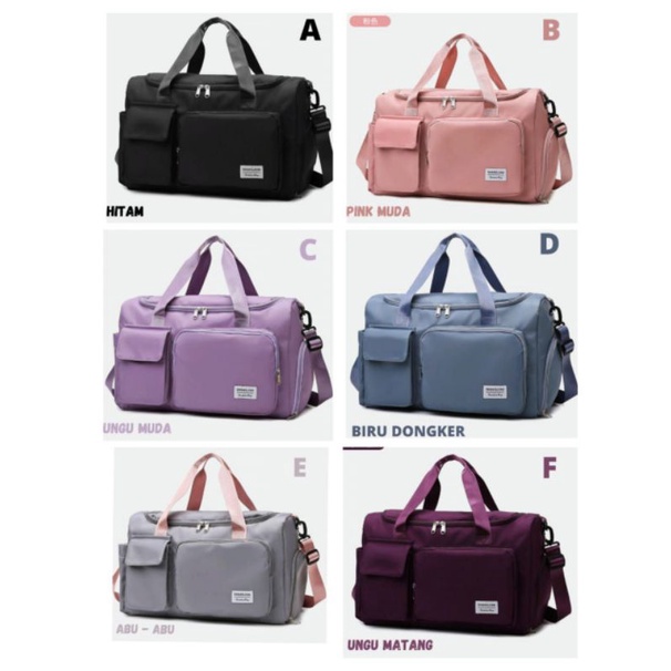 TRAVEL BAG JUMBO TAS GYM TAS MUDIK JINJING WATERPROOF BESAR