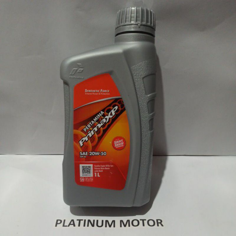 OLI PERTAMINA PRIMA XP 20W-50 1L API SL