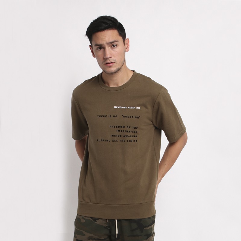 Rave Habbit Maghani Sweatshirt Pria - Army