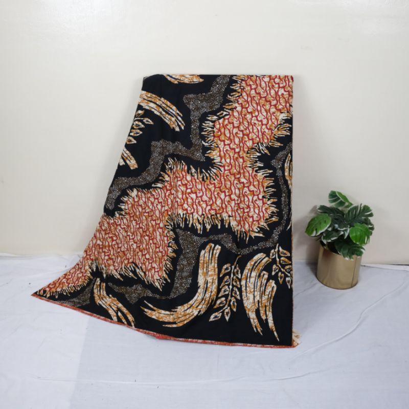 Bahan Batik Motif Abstrak Katun Prima Halus