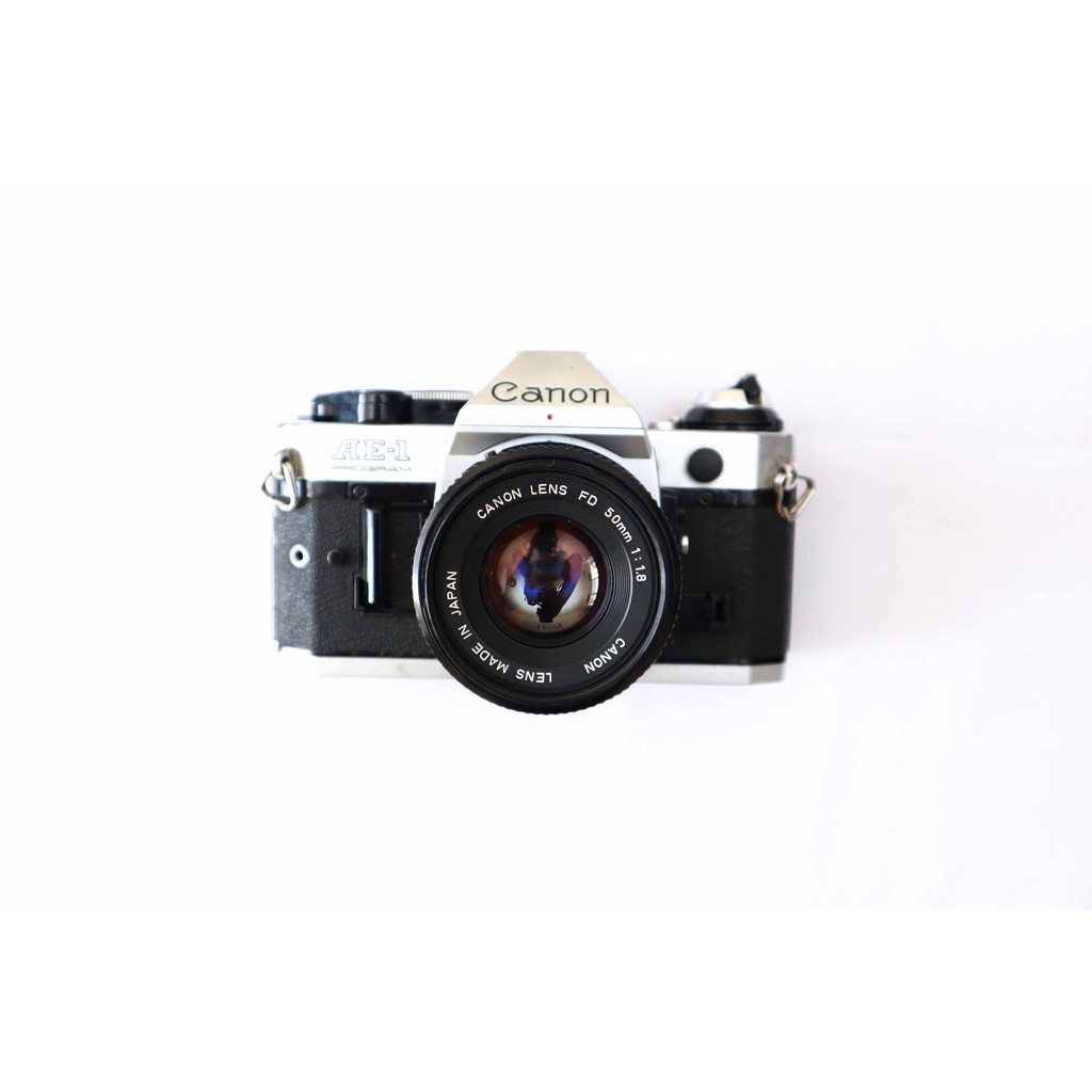 Kamera Analog SLR Canon AE-1 Program Silver Normal 