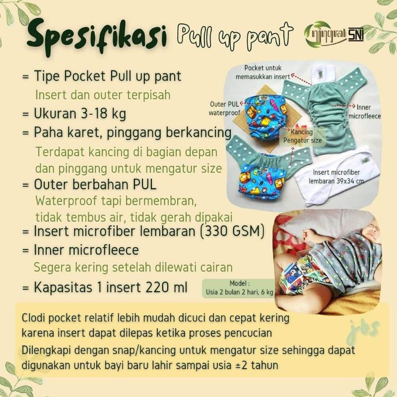 clodi pull up pant by Ningrat