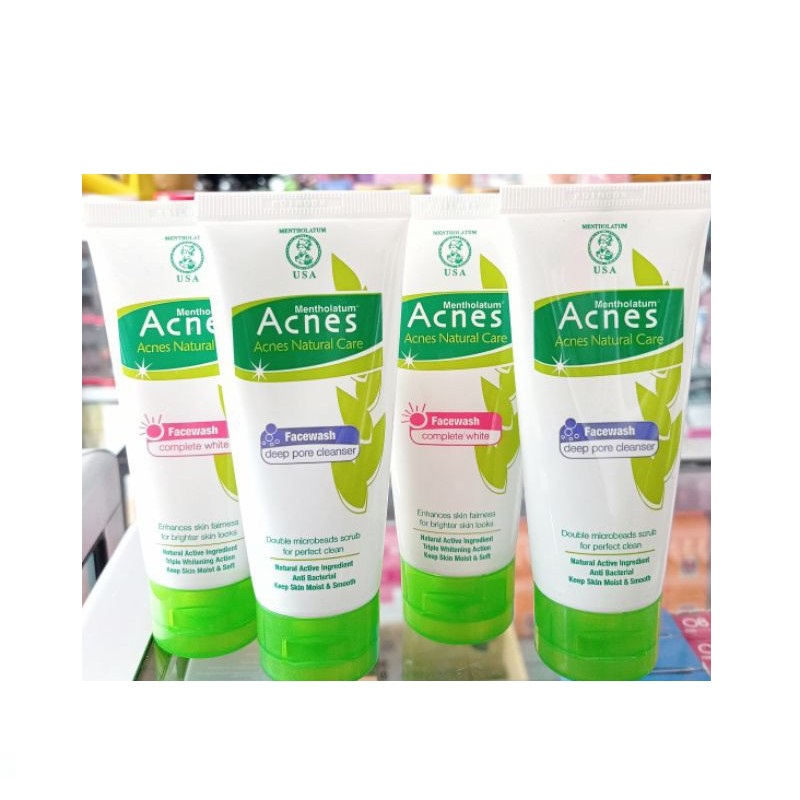 Acnes Natural Care Facial Wash 50gr - Facial Wash Acnes