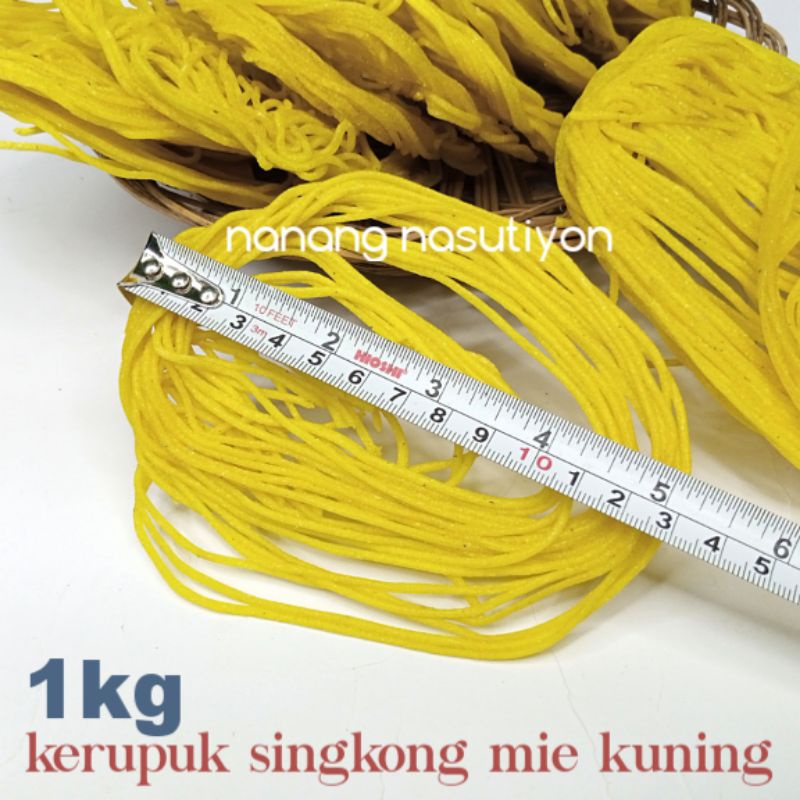 

Sekar_Shop07 Kerupuk Singkong Mie Kuning Mentah Siap Goreng Netto 1Kg