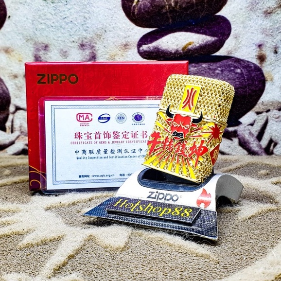 Zippo Jacket Original OX Gold Plate Limited Edition 2021