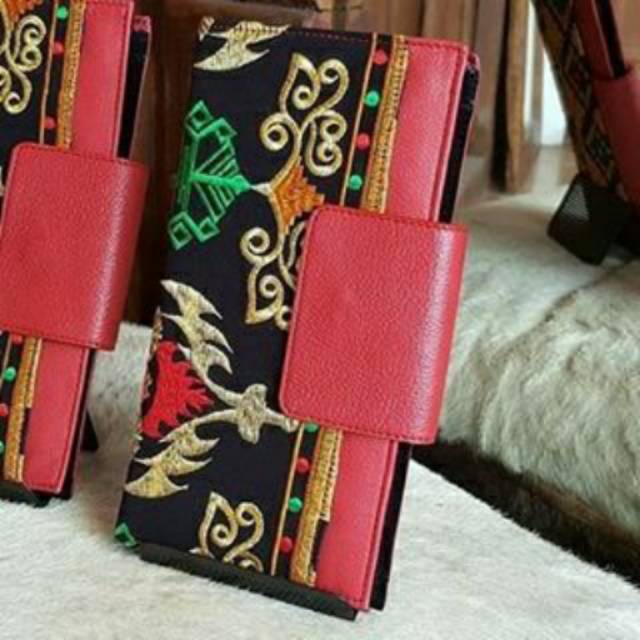 Tapis Lampung / Dompet Tapis Lampung /Dompet Etnik / Dompet Kulit / Ethnic Wallet