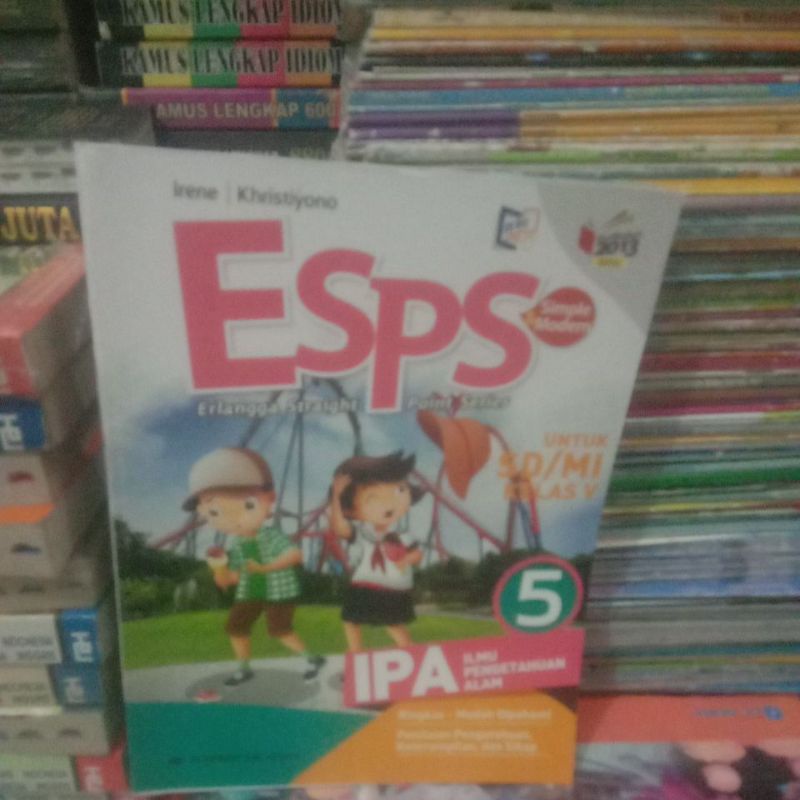 buku esps IPA kelas 5 SD Penerbit Erlangga K13 edisi revisi