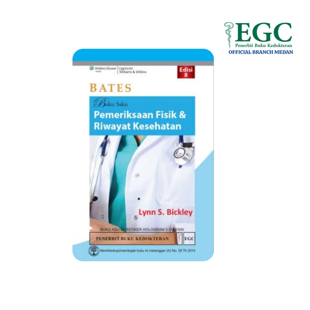 BATES Buku Saku Pemeriksaan Fisik & Riwayat Kesehatan Edisi 8