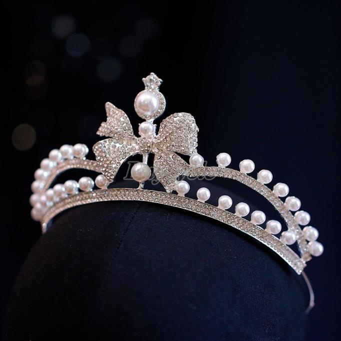 Mahkota Mutiara Untuk Aksesoris Rambut Pengantin Wanita