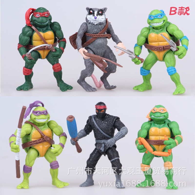 6pcs Set Mainan Action Figure Ninja Turtles Shopee Indonesia - ninja turtles roblox id