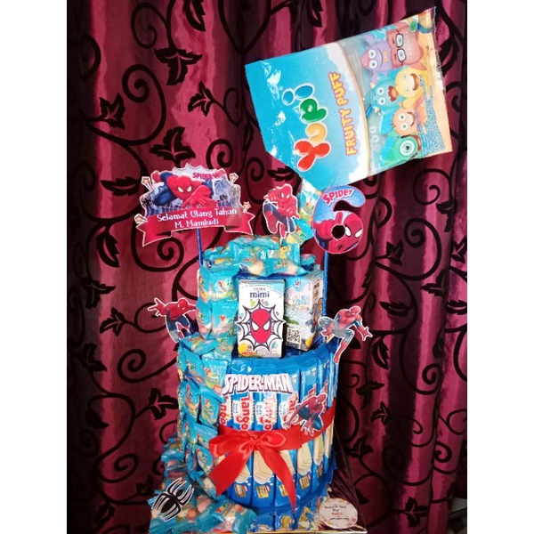 

SNACK TOWER / PERMEN TUMPAH / HADIAH ULANG TAHUN / MURAH / CUSTOM