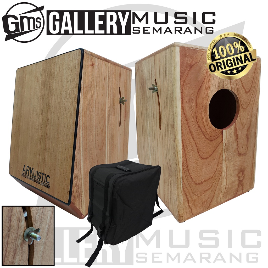 ORIGINAL!!! Cajon ARKuistic Kahon Trapesium Drum Box Original