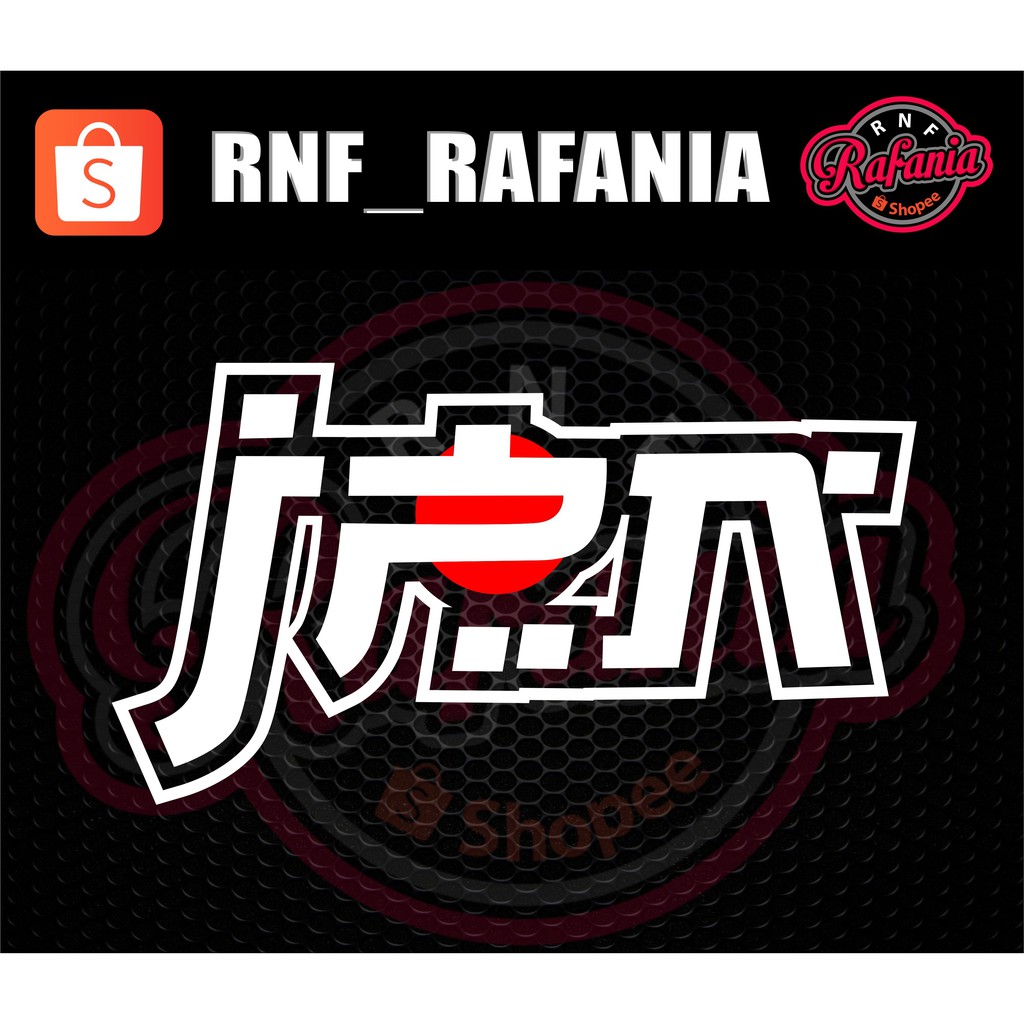 Stiker logo jpn stiker mobil stiker laptop stiker helm stiker hp