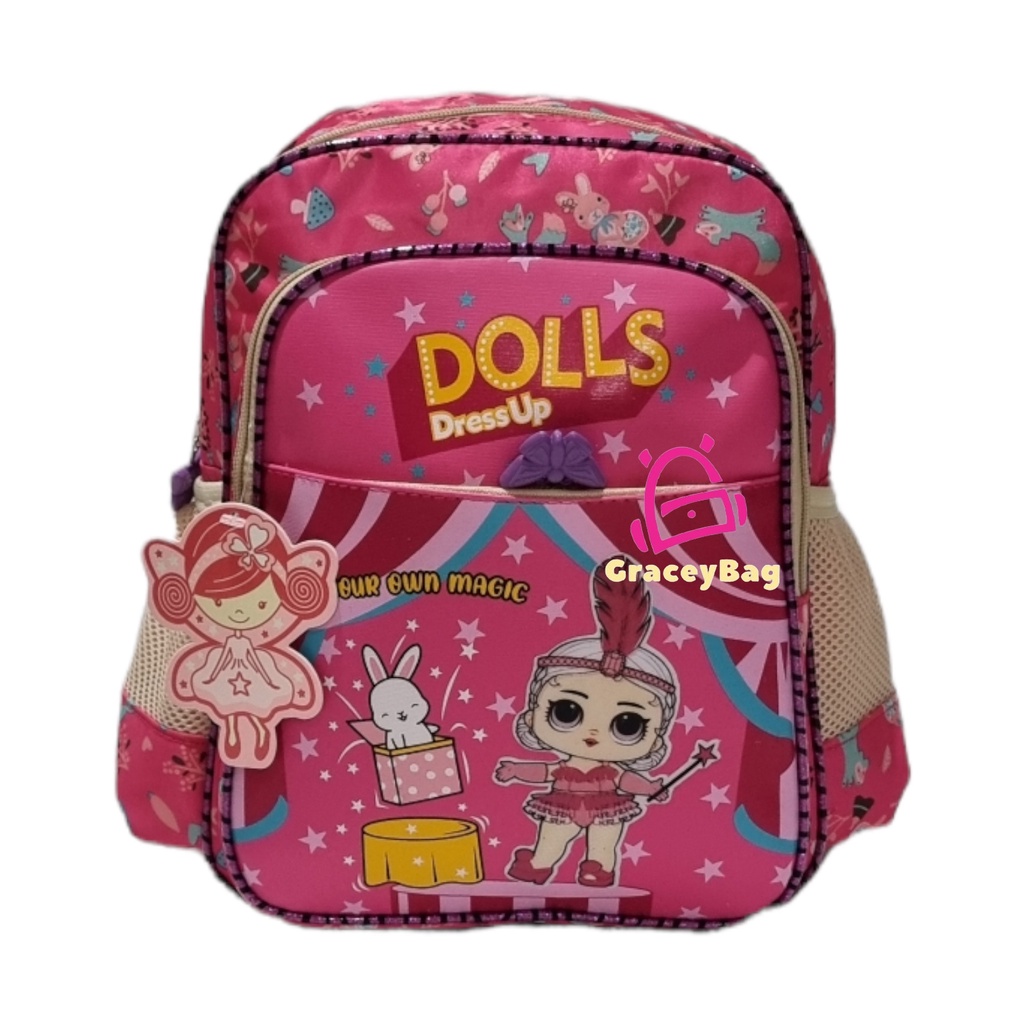 GB-40089L Tas Ransel Anak Perempuan PAUD LOL