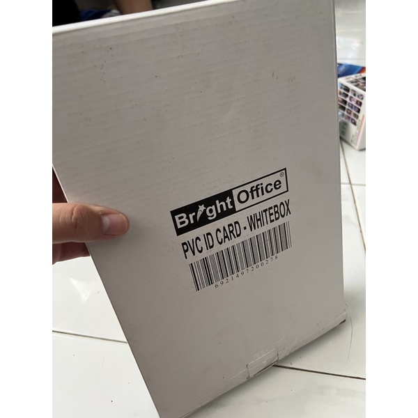 

PVC ID CARD HARGA/PAK (50sheet) A4 (200x300mm) MEREK BRIGHT OFFICE