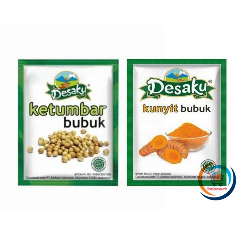 Desaku Ketumbar Bubuk / Kunyit Bubuk 15 gr isi 12 pcs