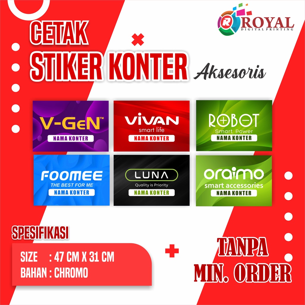 

Stiker Etalase Bawah Konter / Stiker Etalase Bagian Bawah/ Stiker Aksesoris HP/ BISA COD