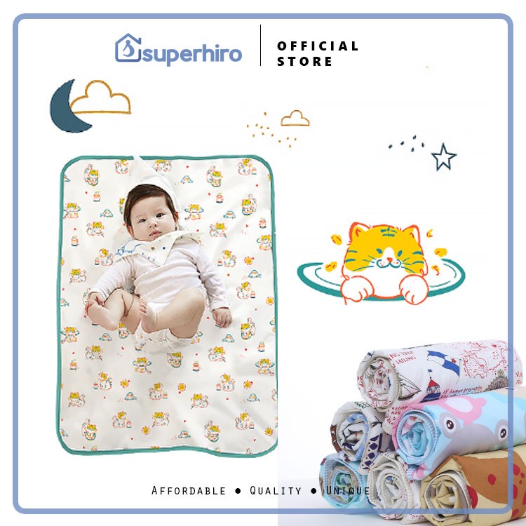 Dry Pad Perlak Bayi Baby /Alas Ompol Bayi Waterproof Tatakan Wonderpad