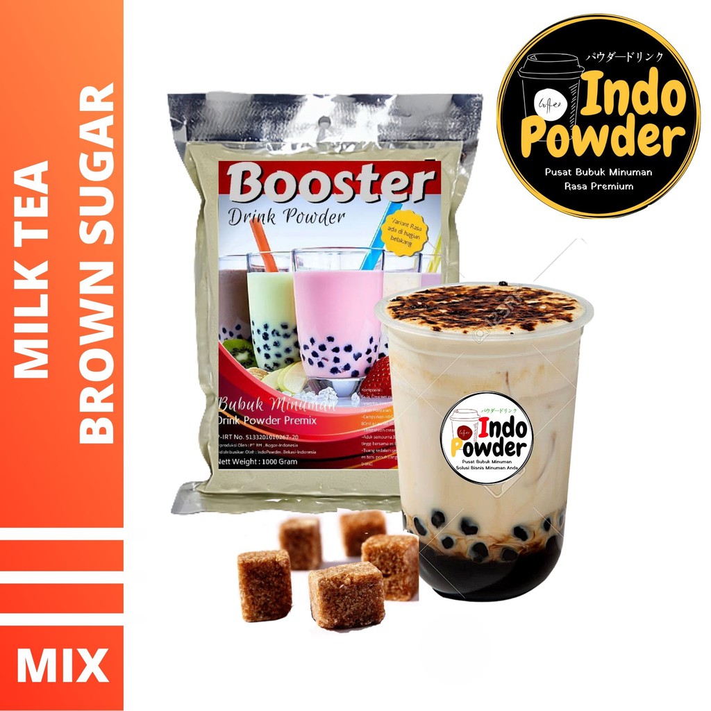 Bubuk Minuman MILK TEA BROWN SUGAR 1Kg - Bubuk MILK TEA BROWN SUGAR 1Kg - MILK TEA BROWN SUGAR Bubuk