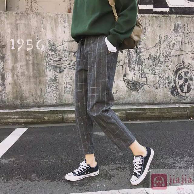 Me-Ji-Ku/Kotak Pants/Celana Kotak Wanita