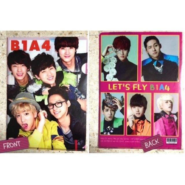 

[MADE IN KOREA] B1A4 (Clear File/Map)