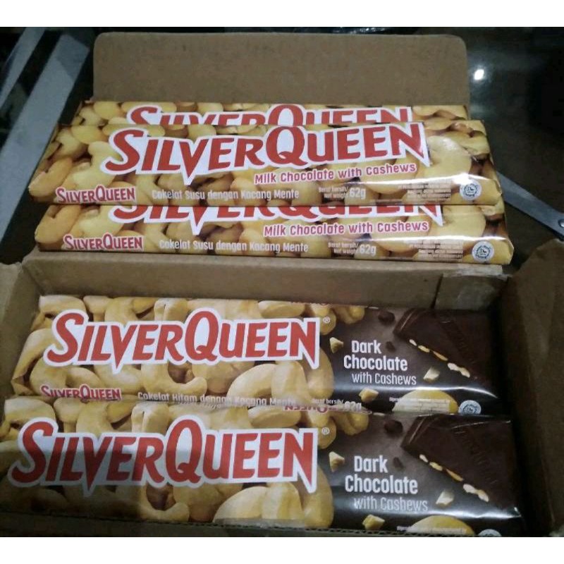 Silverqueen Cashew Almond Chunkybar 30 58 Gram /YS.OLSHOP2020