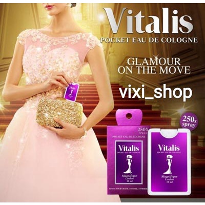 Vitalis Eau De Cologne Pocket Parfum Wanita Magnifique 18ml