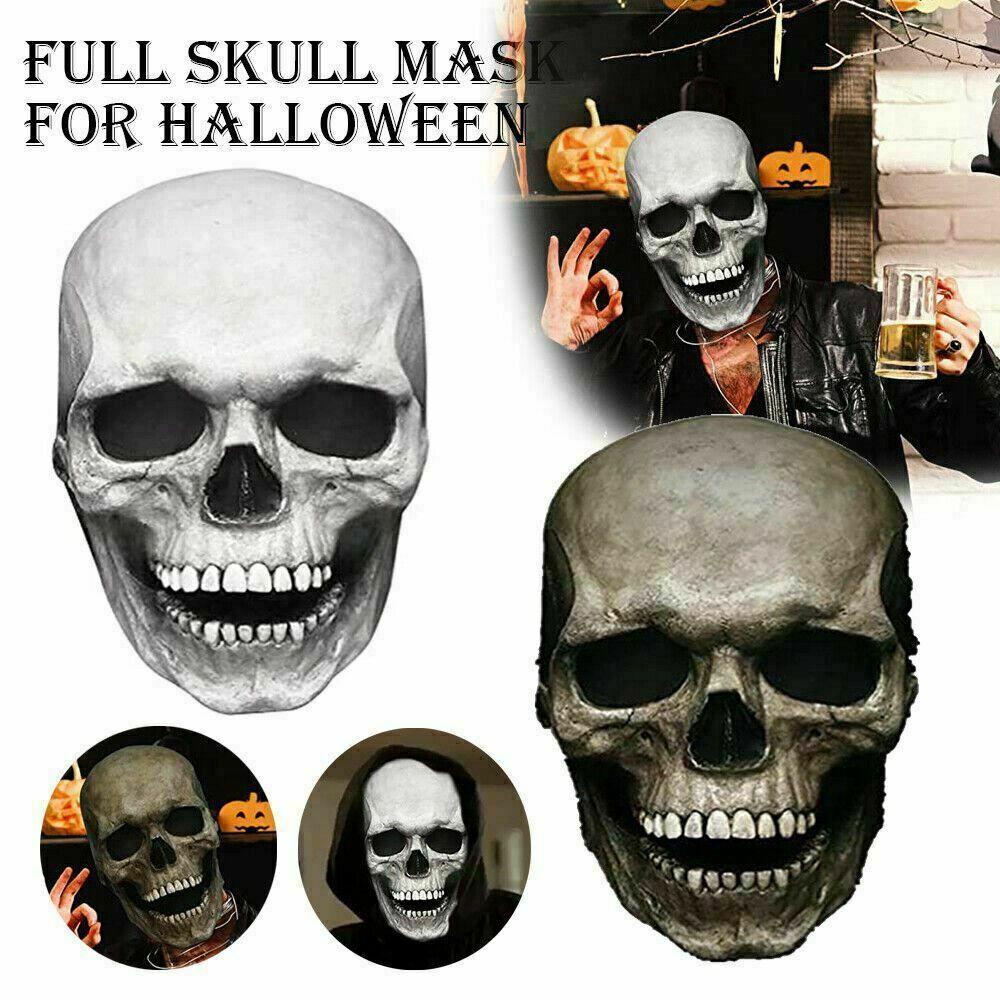 Solighter Skull Dewasa Party Props Halloween Latex Helm