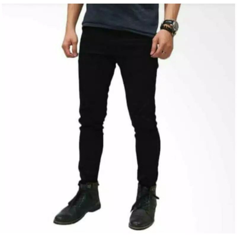 celana jeans panjang hitam