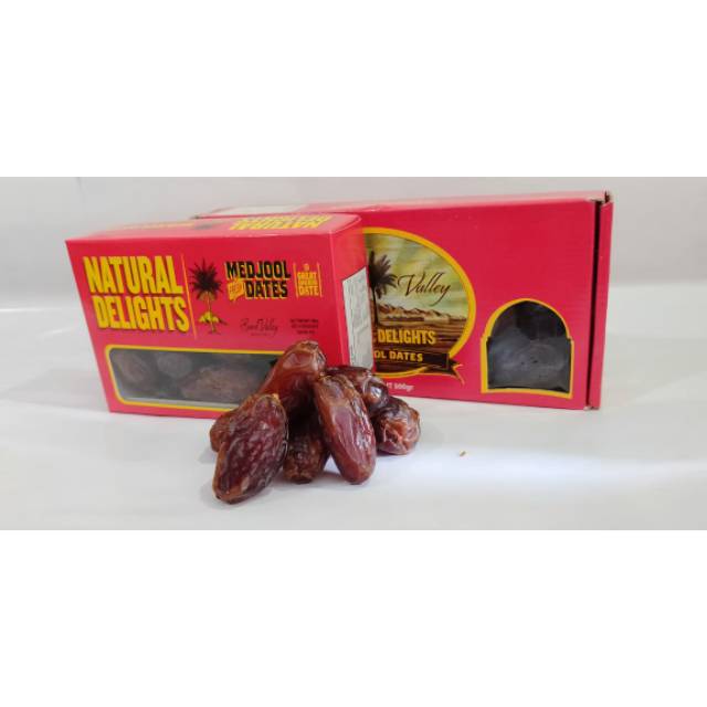 

Kurma Medjool Dates California 500gr/Natural Delight Jumbo
