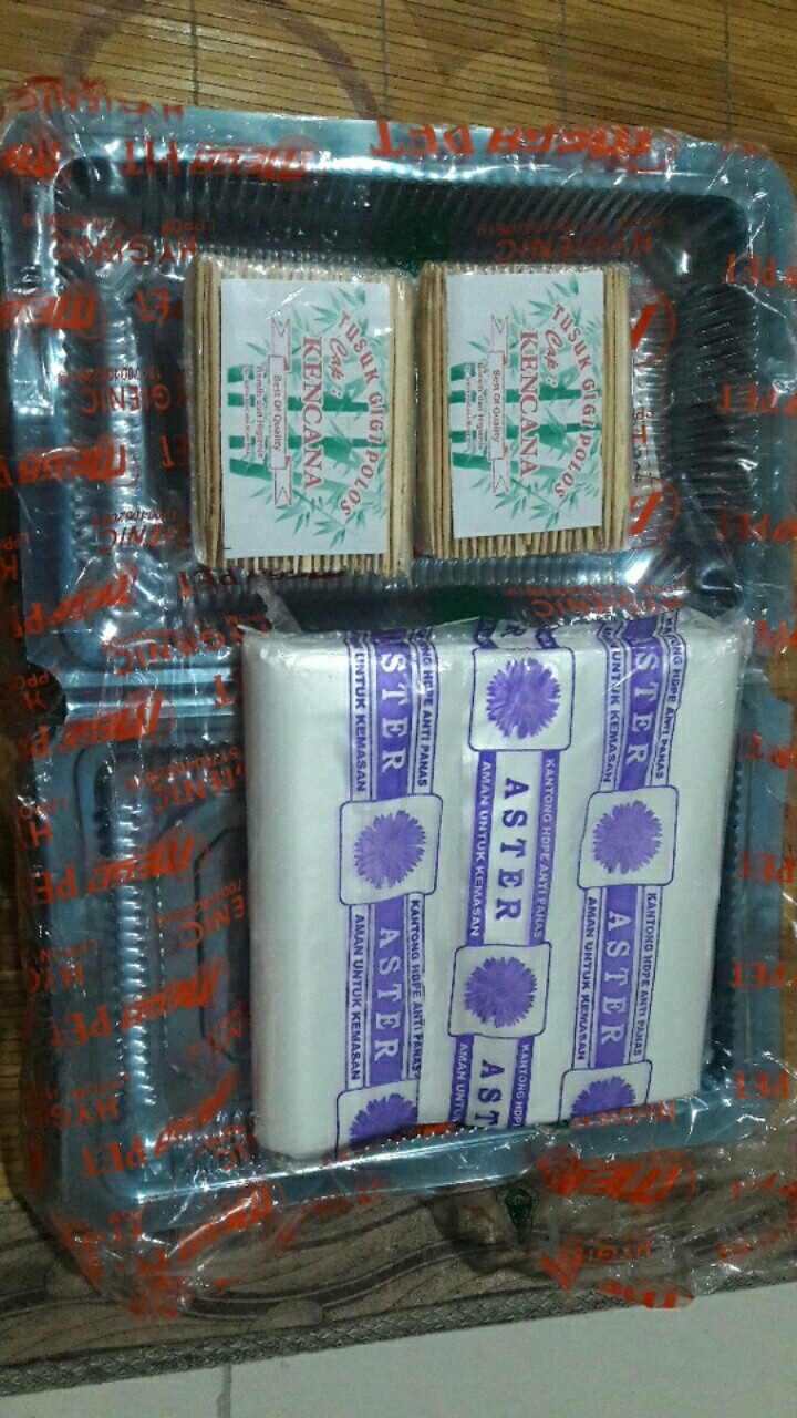 Mika Plastik Bening Kue Puding Makanan Nasi Mmpg Ukuran  3xc Isi 100 Pcs