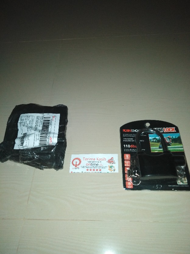 Gembok Alarm Anti Maling Kinbar Original Ontime Shop