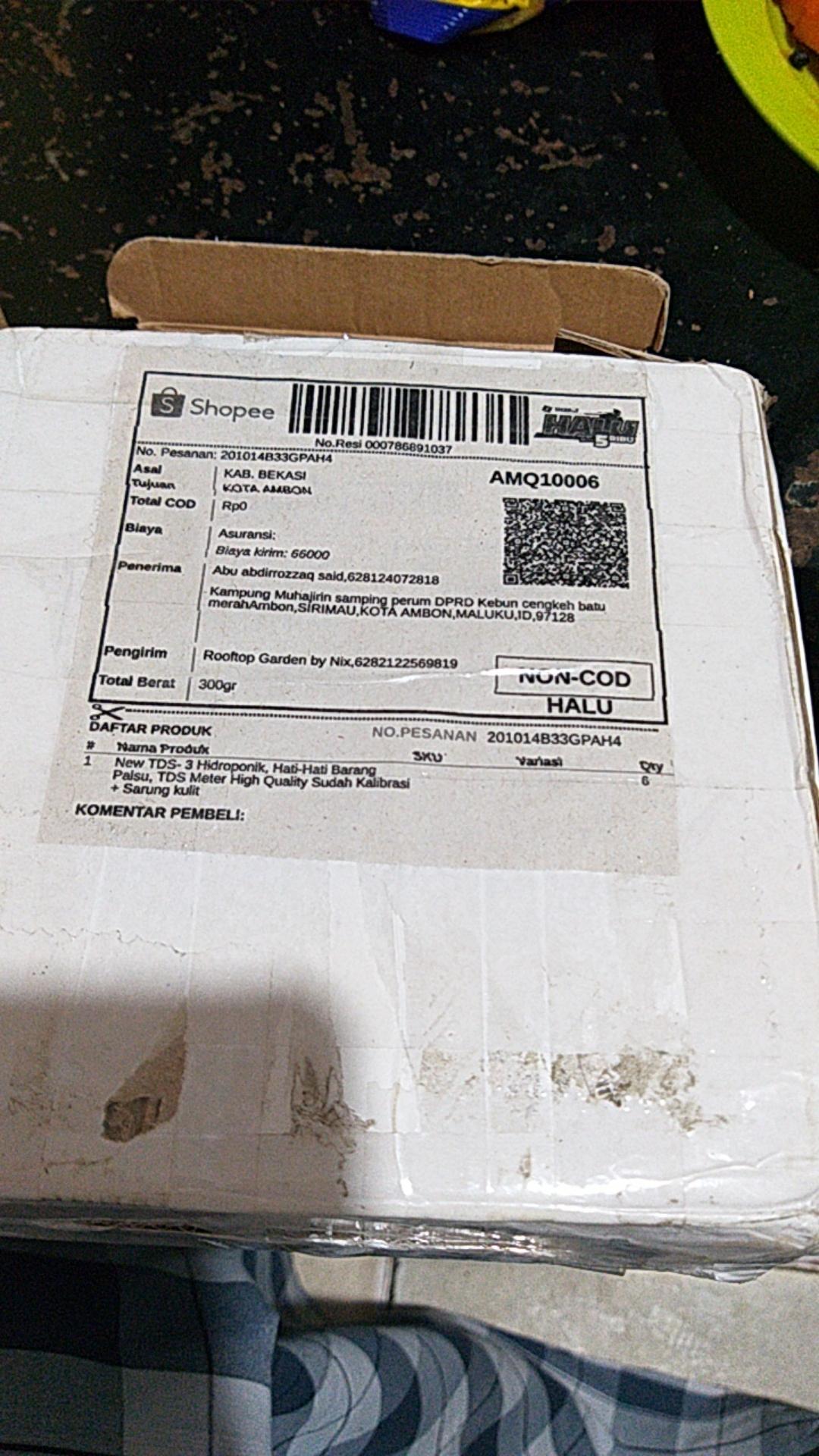 New Tds- 3 Hidroponik, Hati-hati Barang Palsu, Tds Meter High Quality Sudah Kalibrasi + Sarung Kulit