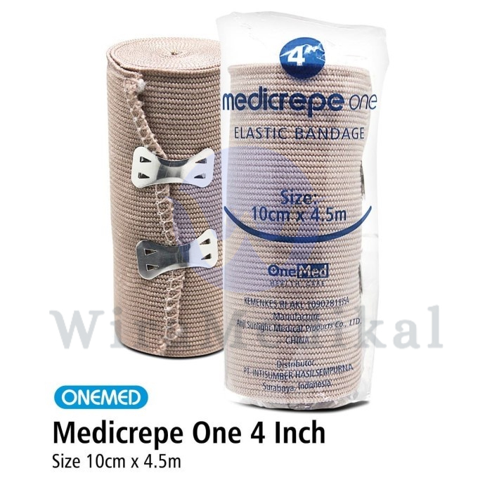 Medicrepe Perban Elastis 3 Inch, 4 Inch, 6 Inch Onemed Perban Untuk Cidera