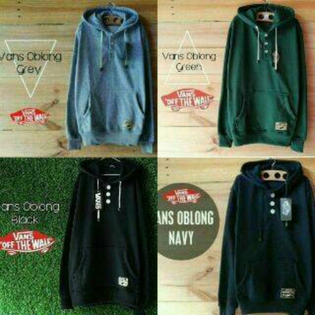 Sweater oblong kancing vans