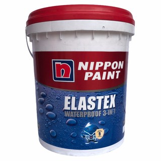 Cat Anti Bocor Nippon Paint 20Kg 1Pail Elastex Waterproof Anti Air & Jamur 3in1 Sealer Cat Dinding T