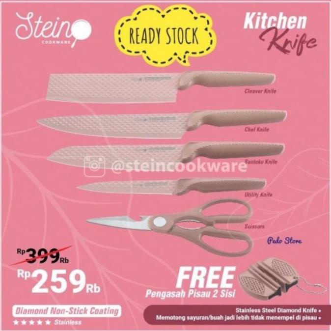 

Stein Steincookware Knife Set Pisau Set 6 In 1 Marfazizi
