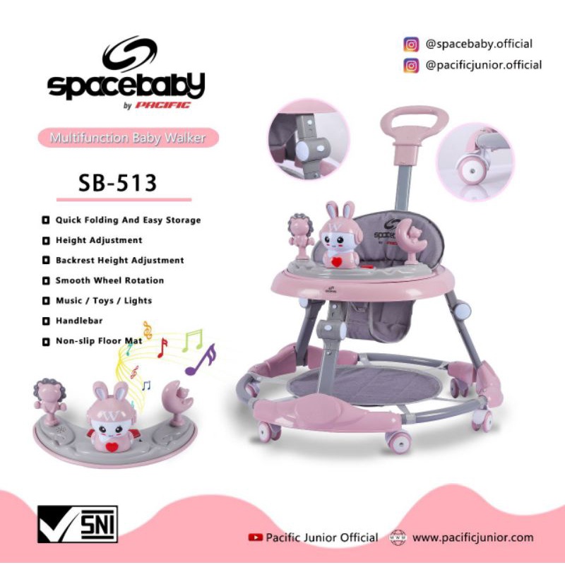 READY Baby Walker Space Baby Sb513/SPACEBABY