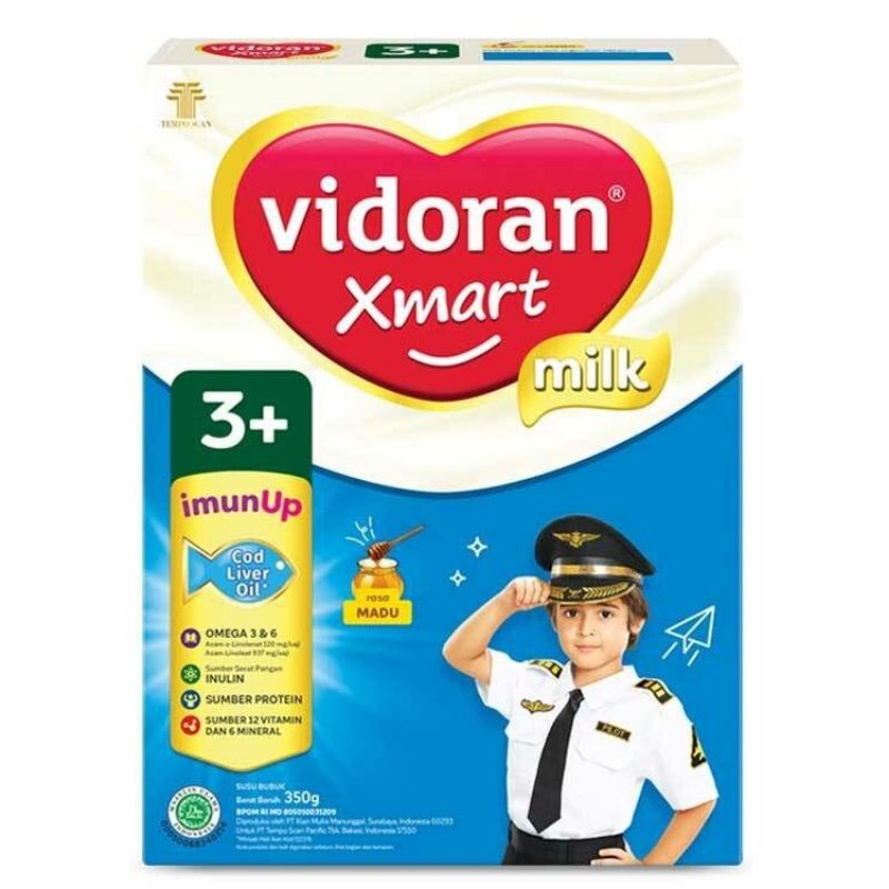 Vidoran Xmart 3+ Madu dan Vanilla 350gr