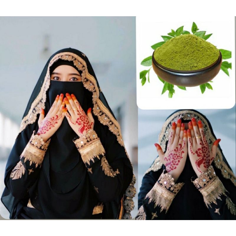 Big Size 25gr Henna Bubuk Arab | Kutek Halal Henna Arab
